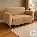 Quilted Sofa Covers - Golden