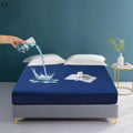 Waterproof Mattress Cover – Navy Blue