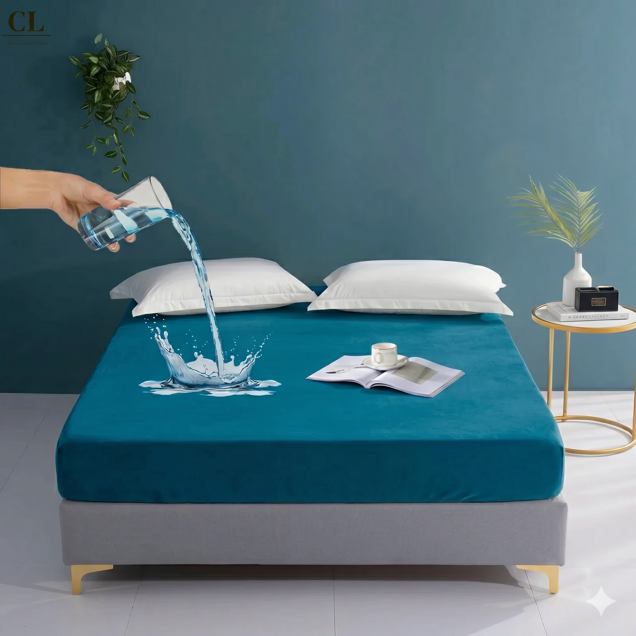 Waterproof Mattress Cover – Zinc