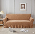 Zebra Sofa Cover - Golden